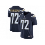 Men's Nike Los Angeles Chargers #72 Joe Barksdale Vapor Untouchable Limited Navy Blue Team Color NFL Jersey