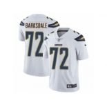 Men's Nike Los Angeles Chargers #72 Joe Barksdale Vapor Untouchable Limited White NFL Jersey