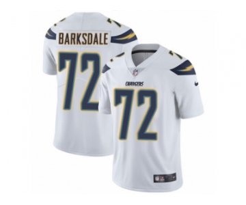 Men's Nike Los Angeles Chargers #72 Joe Barksdale Vapor Untouchable Limited White NFL Jersey