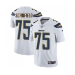 Men's Nike Los Angeles Chargers #75 Michael Schofield White Vapor Untouchable Limited Player NFL Jersey