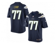 Men's Nike Los Angeles Chargers #77 Forrest Lamp Limited Navy Blue Team Color NFL Jersey