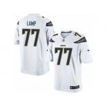 Men's Nike Los Angeles Chargers #77 Forrest Lamp Limited White NFL Jersey