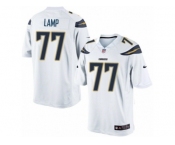 Men's Nike Los Angeles Chargers #77 Forrest Lamp Limited White NFL Jersey