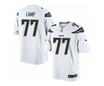 Men's Nike Los Angeles Chargers #77 Forrest Lamp Limited White NFL Jersey