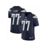 Men's Nike Los Angeles Chargers #77 Forrest Lamp Vapor Untouchable Limited Navy Blue Team Color NFL Jersey