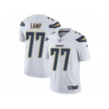 Men's Nike Los Angeles Chargers #77 Forrest Lamp Vapor Untouchable Limited White NFL Jersey