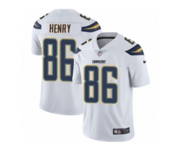 Men's Nike Los Angeles Chargers #86 Hunter Henry Vapor Untouchable Limited White NFL Jersey