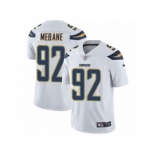 Men's Nike Los Angeles Chargers #92 Brandon Mebane Vapor Untouchable Limited White NFL Jersey