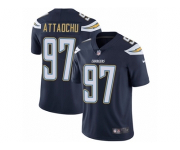 Men's Nike Los Angeles Chargers #97 Jeremiah Attaochu Vapor Untouchable Limited Navy Blue Team Color NFL Jersey