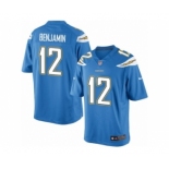 Men's Nike San Diego Chargers #12 Travis Benjamin Limited Electric Blue Alternate NFL Jersey