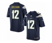 Men's Nike San Diego Chargers #12 Travis Benjamin Limited Navy Blue Team Color NFL Jersey