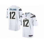 Men's Nike San Diego Chargers #12 Travis Benjamin Limited White NFL Jersey