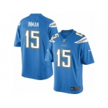 Men's Nike San Diego Chargers #15 Dontrelle Inman Limited Electric Blue Alternate NFL Jersey