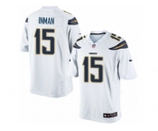 Men's Nike San Diego Chargers #15 Dontrelle Inman Limited White NFL Jersey