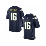 Men's Nike San Diego Chargers #16 Tyrell Williams Limited Navy Blue Team Color NFL Jersey