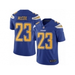 Men's Nike San Diego Chargers #23 Dexter McCoil Limited Electric Blue Rush NFL Jersey