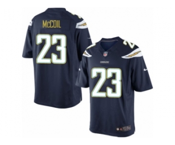 Men's Nike San Diego Chargers #23 Dexter McCoil Limited Navy Blue Team Color NFL Jersey