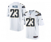 Men's Nike San Diego Chargers #23 Dexter McCoil Limited White NFL Jersey