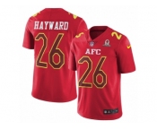 Men's Nike San Diego Chargers #26 Casey Hayward Limited Red 2017 Pro Bowl NFL Jersey