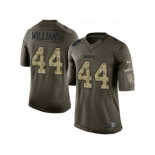 Men's Nike San Diego Chargers #44 Andre Williams Limited Green Salute to Service NFL Jersey