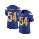 Men's Nike San Diego Chargers #54 Melvin Ingram Limited Electric Blue Rush NFL Jersey