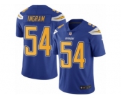 Men's Nike San Diego Chargers #54 Melvin Ingram Limited Electric Blue Rush NFL Jersey