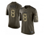 Men's Nike San Diego Chargers #8 Drew Kaser Limited Green Salute to Service NFL Jersey