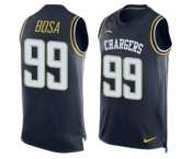 Men's Nike San Diego Chargers #99 Joey Bosa Limited Navy Blue Player Name & Number Tank Top NFL Jersey