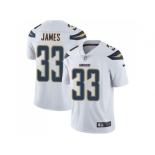 Nike Los Angeles Chargers #33 Derwin James White Men Stitched NFL Vapor Untouchable Limited Jersey