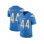 Nike Los Angeles Chargers #44 Kyzir White Electric Blue Alternate Men Stitched NFL Vapor Untouchable Limited Jersey