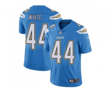 Nike Los Angeles Chargers #44 Kyzir White Electric Blue Alternate Men Stitched NFL Vapor Untouchable Limited Jersey