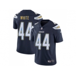 Nike Los Angeles Chargers #44 Kyzir White Navy Blue Team Color Men Stitched NFL Vapor Untouchable Limited Jersey