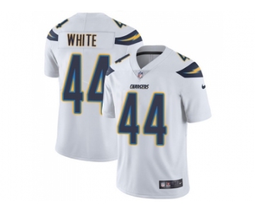 Nike Los Angeles Chargers #44 Kyzir White White Men Stitched NFL Vapor Untouchable Limited Jersey