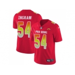 Nike Los Angeles Chargers #54 Melvin Ingram Red Men Stitched NFL Limited AFC 2018 Pro Bowl Jersey