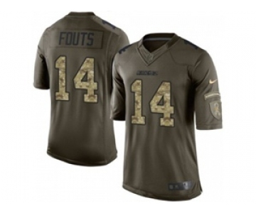 nike nfl jerseys san diego chargers #14 fouts army green[nike Limited Salute To Service]