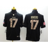 nike nfl jerseys san diego chargers #17 rivers black[salute to service limited]