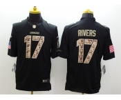 nike nfl jerseys san diego chargers #17 rivers black[salute to service limited]