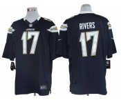 nike nfl jerseys san diego chargers #17 rivers dk.blue[nike limited]