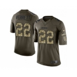 nike nfl jerseys san diego chargers #22 verrett army green[nike Limited Salute To Service]