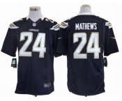 nike nfl jerseys san diego chargers #24 mathews dk.blue[nike limited]