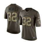 nike nfl jerseys san diego chargers #32 weddle army green[nike Limited Salute To Service]