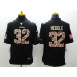 nike nfl jerseys san diego chargers #32 weddle black[salute to service limited]