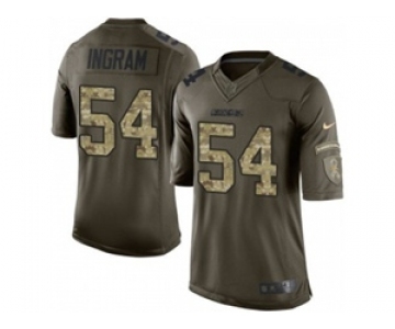 nike nfl jerseys san diego chargers #54 ingram army green[nike Limited Salute To Service]