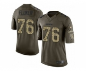 nike nfl jerseys san diego chargers #76 fluker army green[nike Limited Salute To Service]