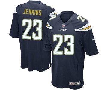 Rayshawn Jenkins Game Navy Blue Team Color NFL Jersey