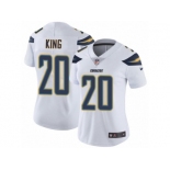 Women Nike Los Angeles Chargers #20 Desmond King White Vapor Untouchable Limited Player NFL Jersey