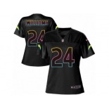 Women Nike Los Angeles Chargers #24 Trevor Williams Game Black Fashion NFL Jersey