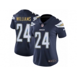 Women Nike Los Angeles Chargers #24 Trevor Williams Navy Blue Team Color Vapor Untouchable Limited Player NFL Jersey