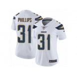 Women Nike Los Angeles Chargers #31 Adrian Phillips White Vapor Untouchable Limited Player NFL Jersey