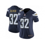 Women Nike Los Angeles Chargers #32 Branden Oliver Navy Blue Team Color Vapor Untouchable Limited Player NFL Jersey